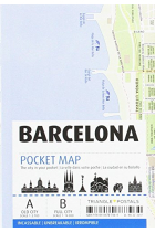 Barcelona. Pocket Map irrompible