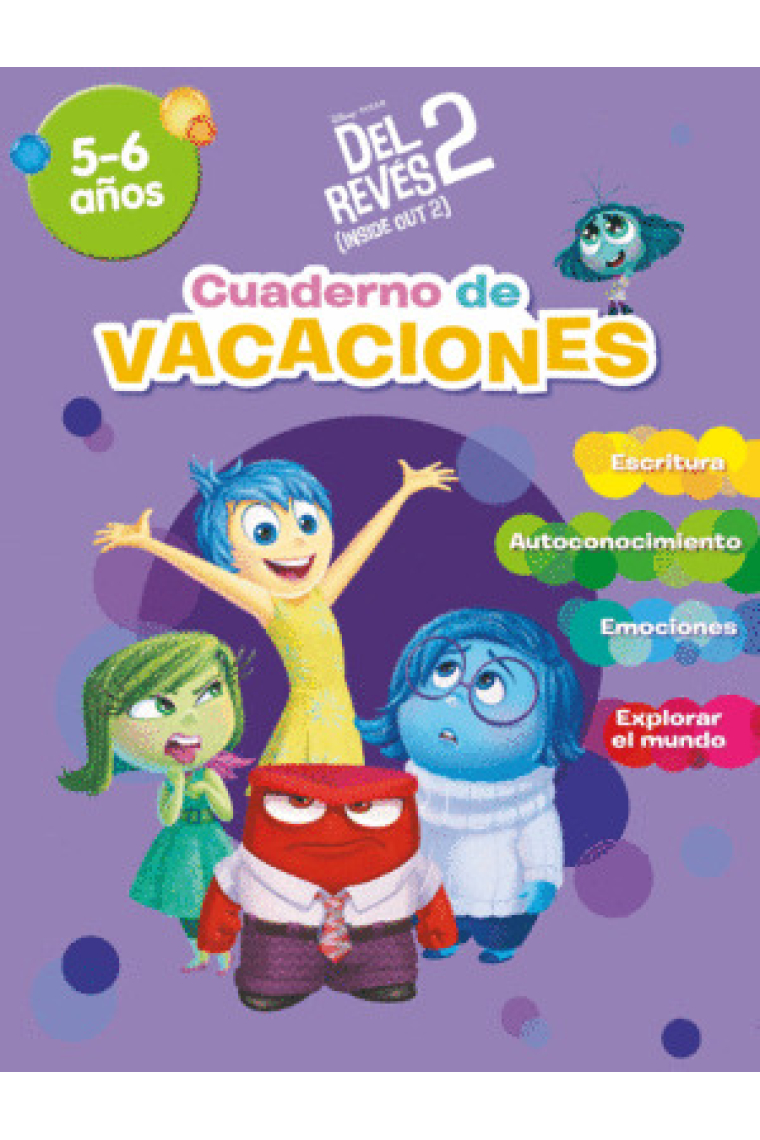 INSIDE OUT 2 CUADERNO DE VACACIONES 5 6 AÑOS DISNEY CUA