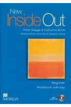 New Inside Out Beginner Workbook with key