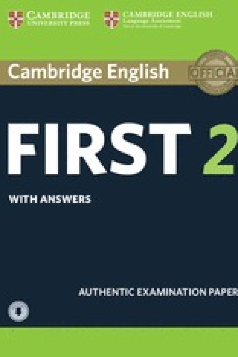 Cambridge English First 2 Student's Book with Answers and Audio