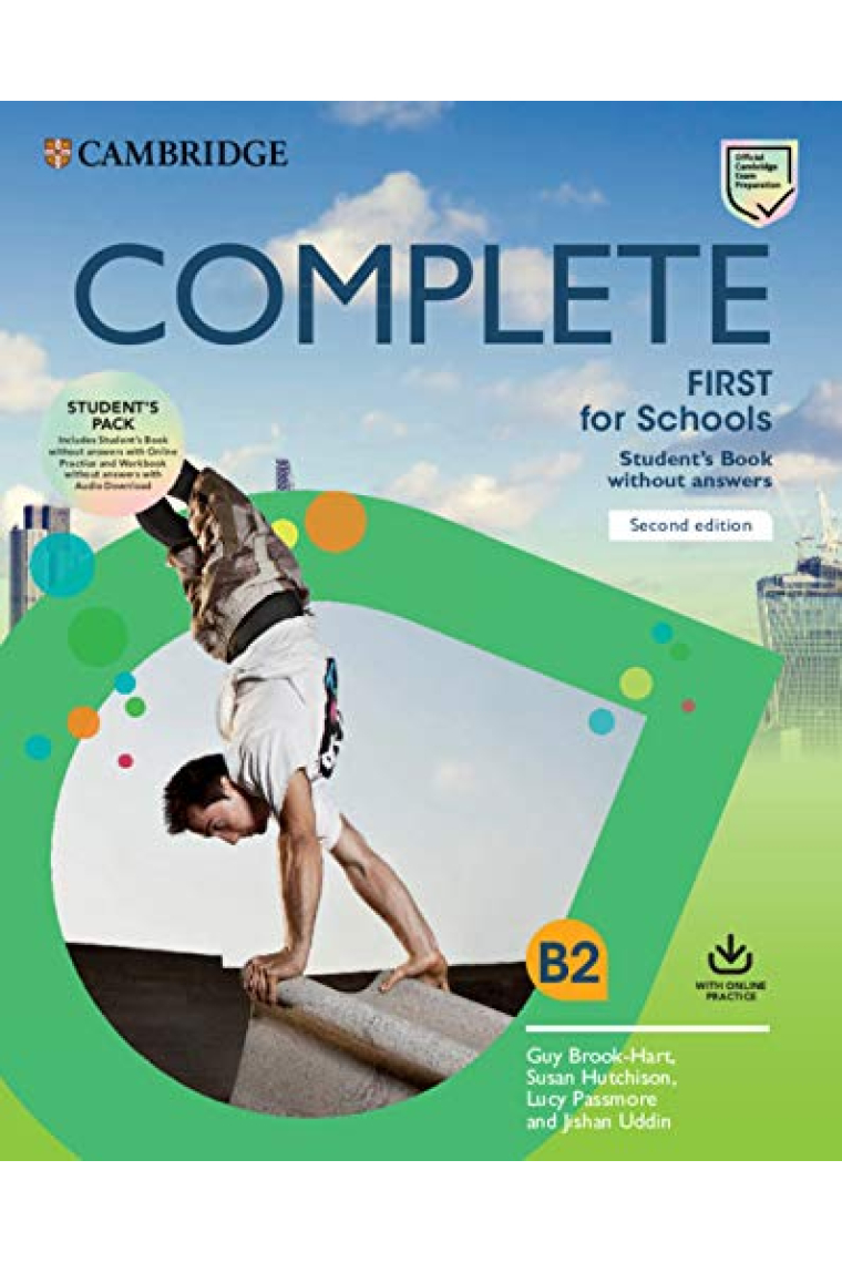 Complete First for Schools 2nd edition - Student's Book + Workbook + Audio Download + Online Practice WITHOUT answers