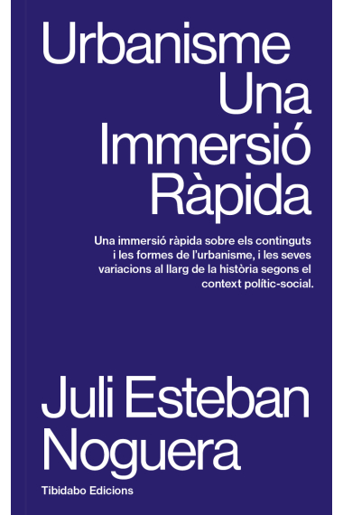 Urbanisme. Una Immersió Ràpida