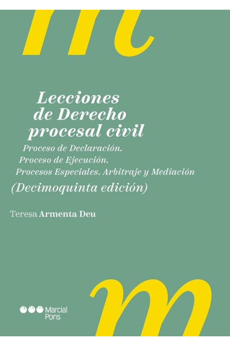 LECCIONES DE DERECHO PROCESAL CIVIL 15º ED