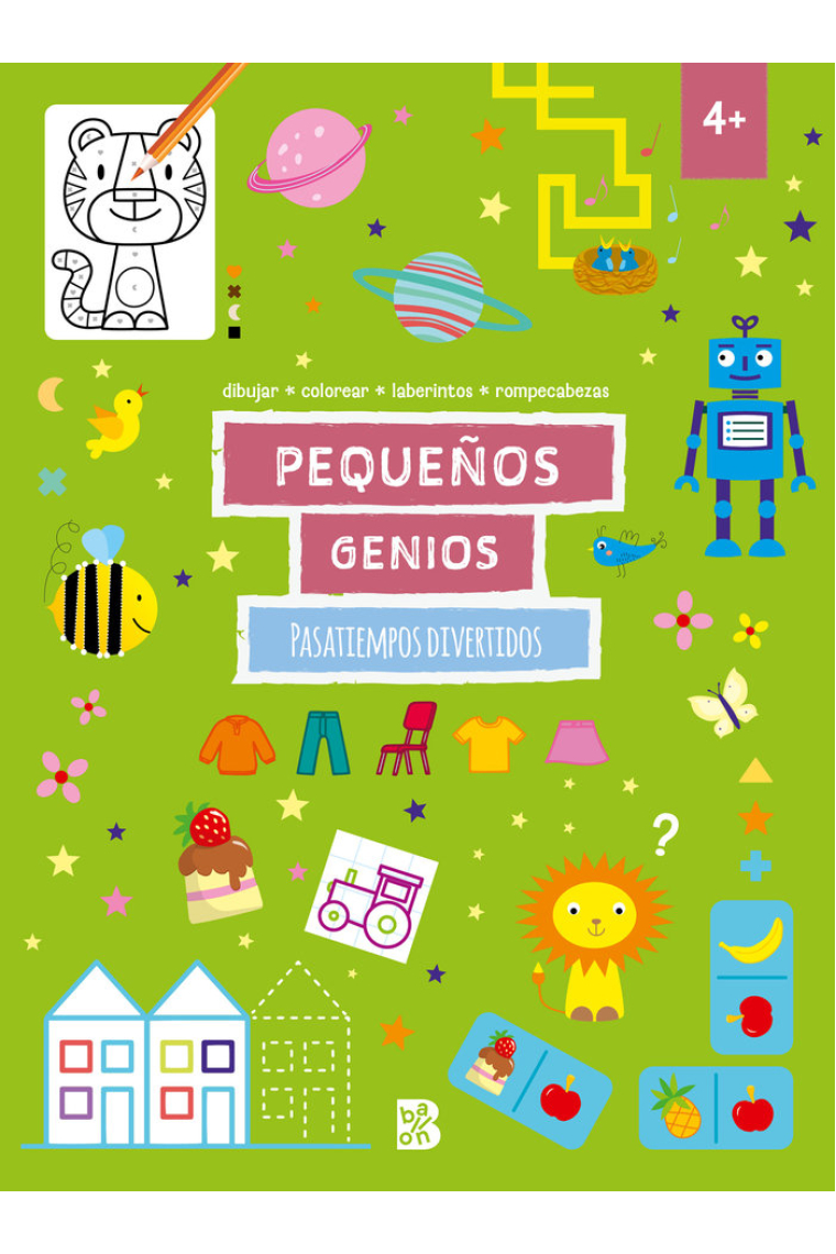 PEQUEÑOS GENIOS PASATIEMPOS DIVERTIDOS +4