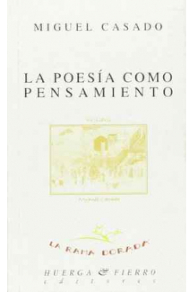 La poesía como pensamiento