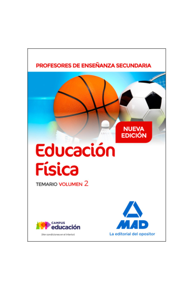 Profesores de Enseñanza Secundaria Educación Física Temario volumen 2