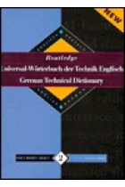 Routledge German technical dictionary : Englisch-Deutsch