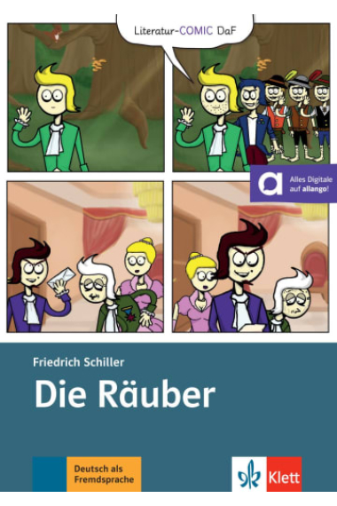 Die Räuber Lektüre A2/B1 mit digitalen Extras Literatur-Comic DaF