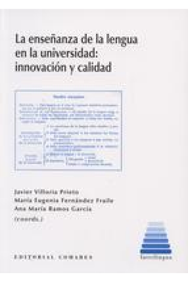 La enseñanza de la lengua en la universidad: innovación y calidad