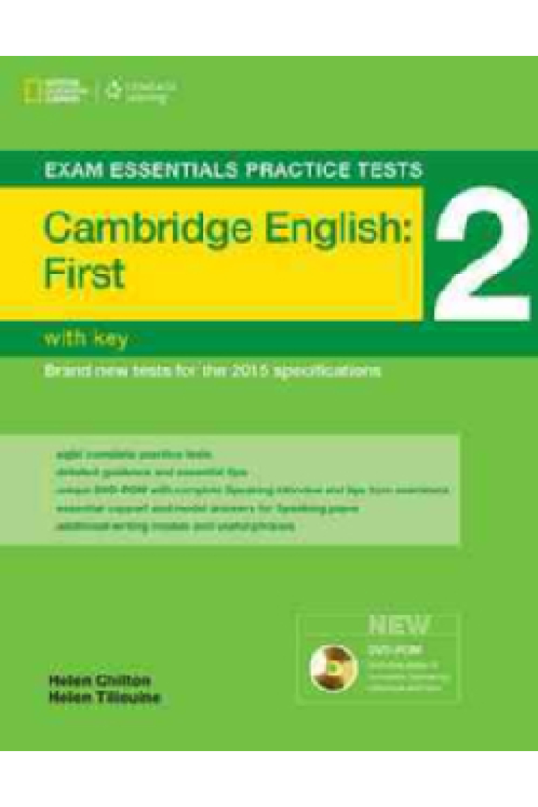 Exam Essentials FCE Cambridge First Practice Tests 2 with key and DVD-ROM