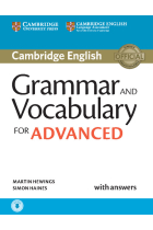 Grammar and Vocabulary for Advanced Book with Answers and Audio: Self-Study Grammar Reference and Practice (Cambridge Grammar for Exams)