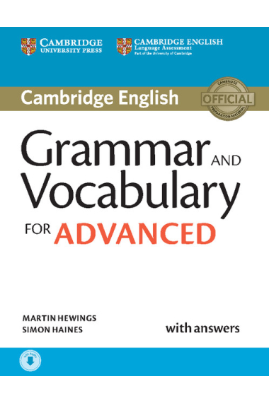 Grammar and Vocabulary for Advanced Book with Answers and Audio: Self-Study Grammar Reference and Practice (Cambridge Grammar for Exams)