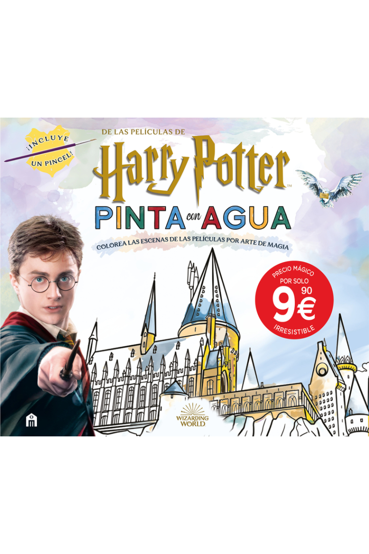 Harry Potter. pinta con agua