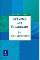 Grammar and vocabulary for First Certificate