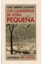 Los cuadernos de letra pequeña