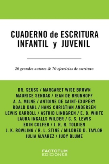 Cuaderno de escritura infantil y juvenil: 20 grandes & 70 ejercicios de escritura