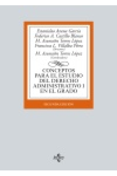 Conceptos para el estudio del derecho administrativo I en el grado