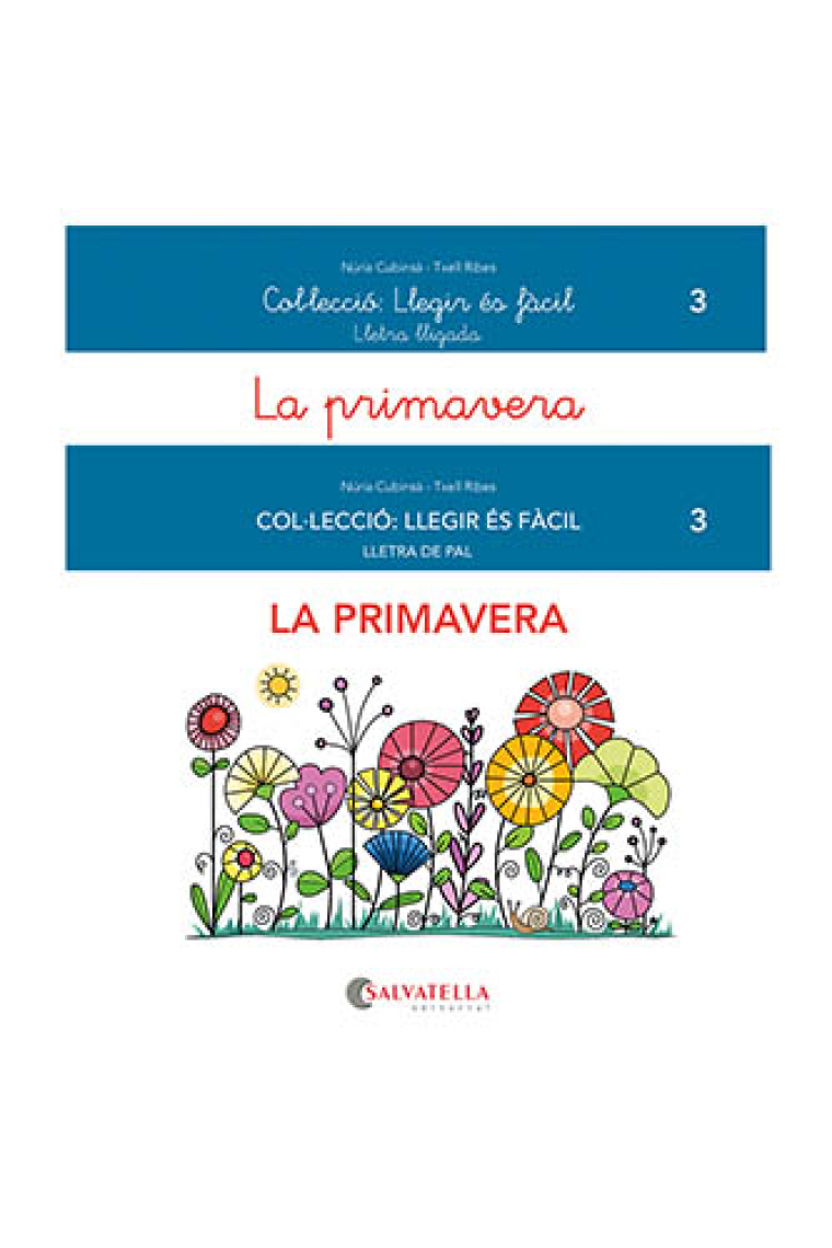 La primavera. Llegir és fàcil 3