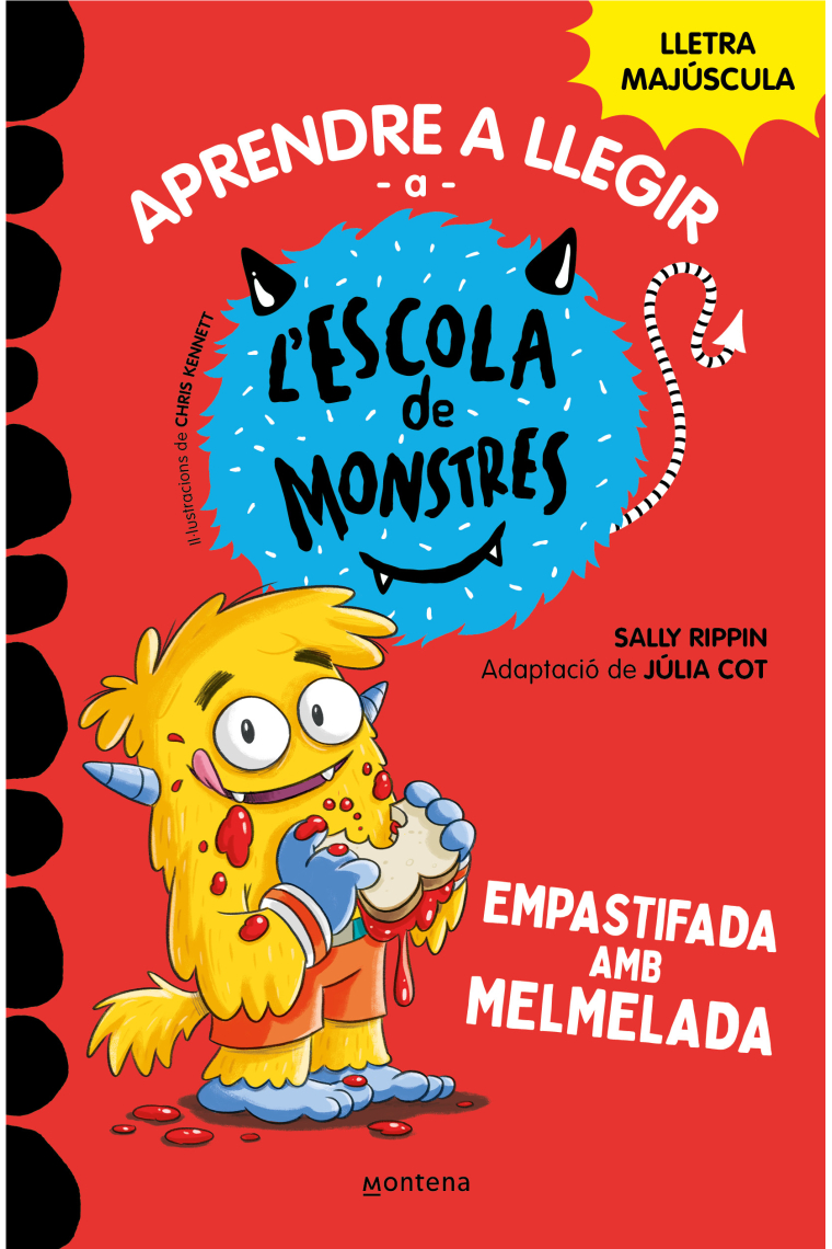 Aprendre a llegir a l'Escola de Monstres 2 - Empastifada amb melmelada. Amb lletra MAJÚSCULA