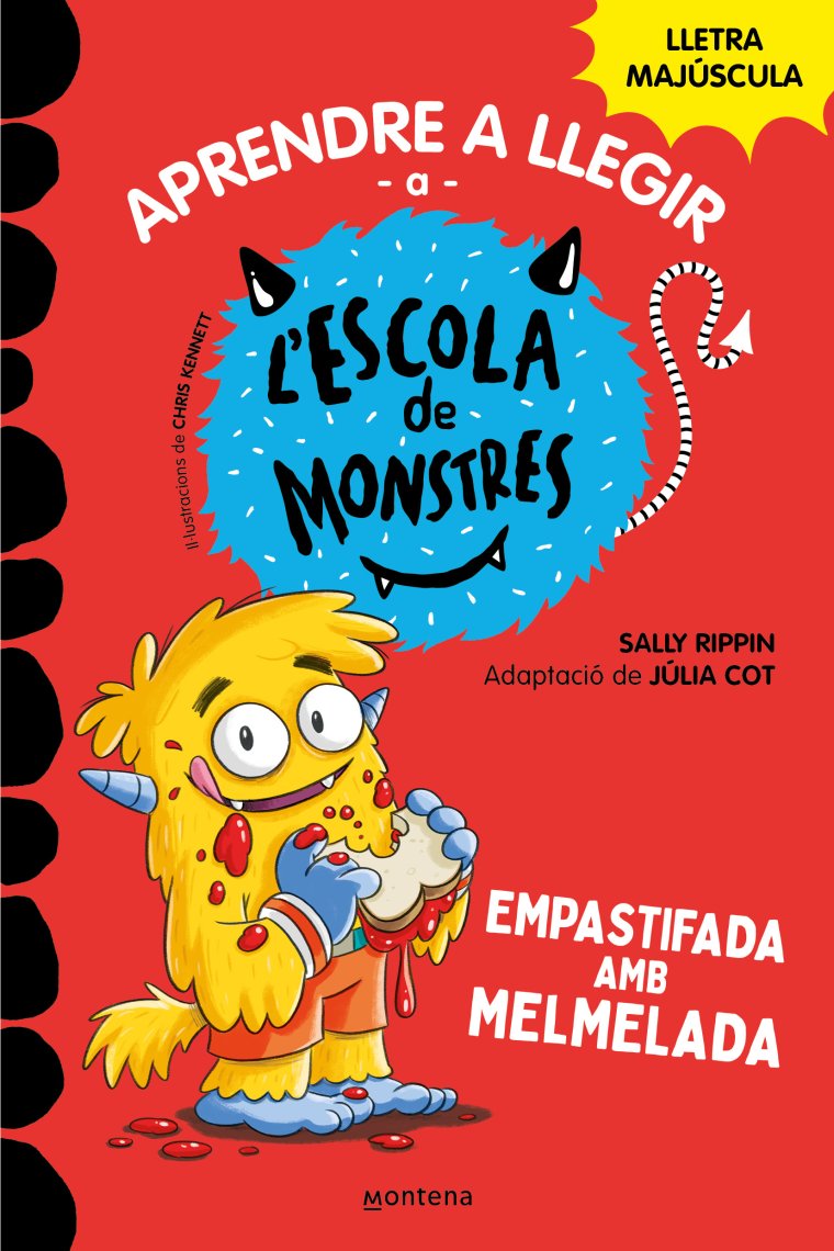 Aprendre a llegir a l'Escola de Monstres 2 - Empastifada amb melmelada. Amb lletra MAJÚSCULA