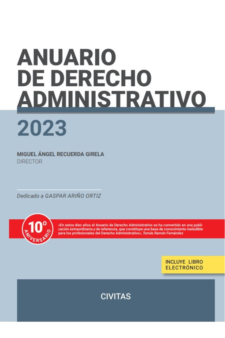 ANUARIO DE DERECHO ADMINISTRATIVO 2023