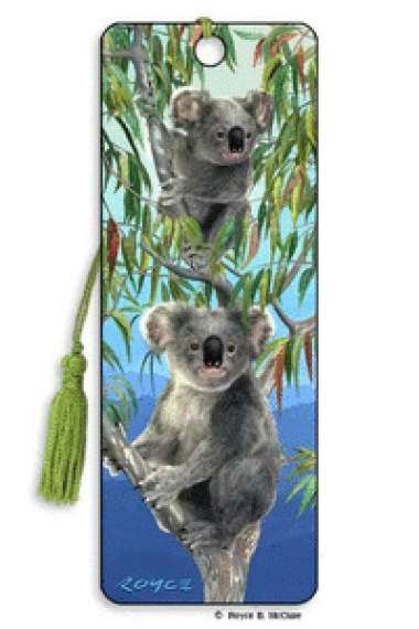 MARCAPAGINAS 3D KOALAS