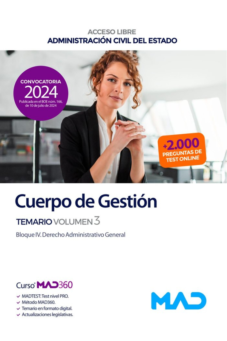 CUERPO GESTION ADMINISTRACION CIVIL ACCESO LIBRE TEMARIO 3 A