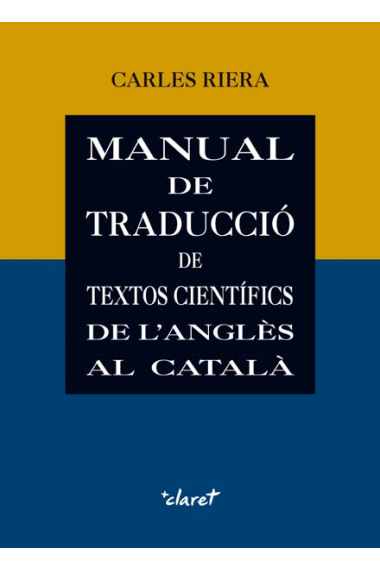 Manual de traducció de textos cientifics de l'anglès al català