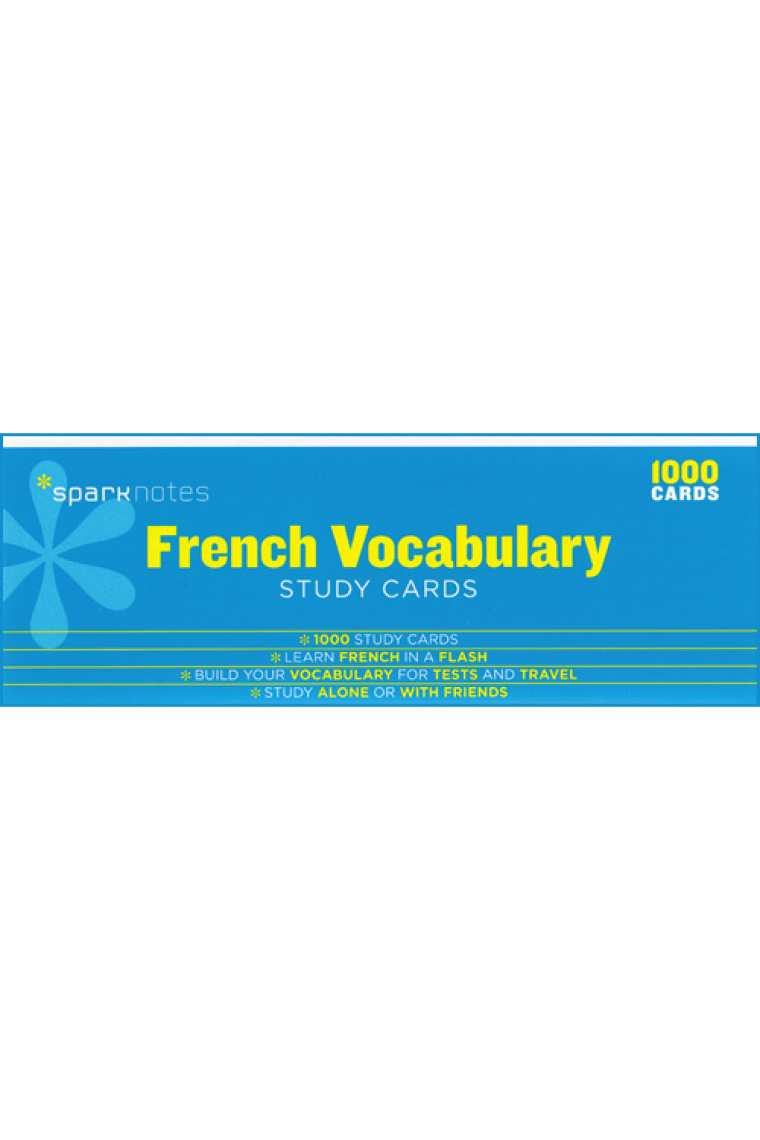 French Vocabulary-Sparknotes Study Cards