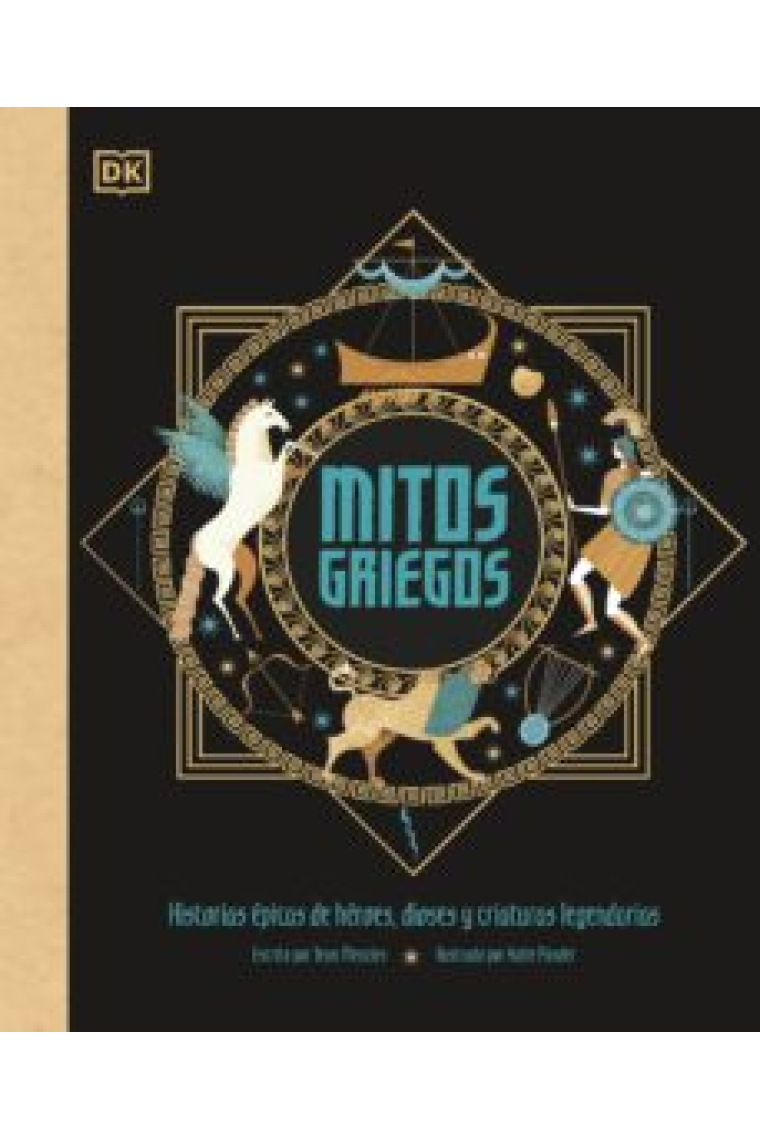 Mitos griegos (historias épicas de héroes, dioses y criaturas legendarias)