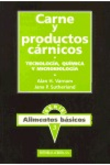 Carne y productos cárnicos tecnología, química y microbiología