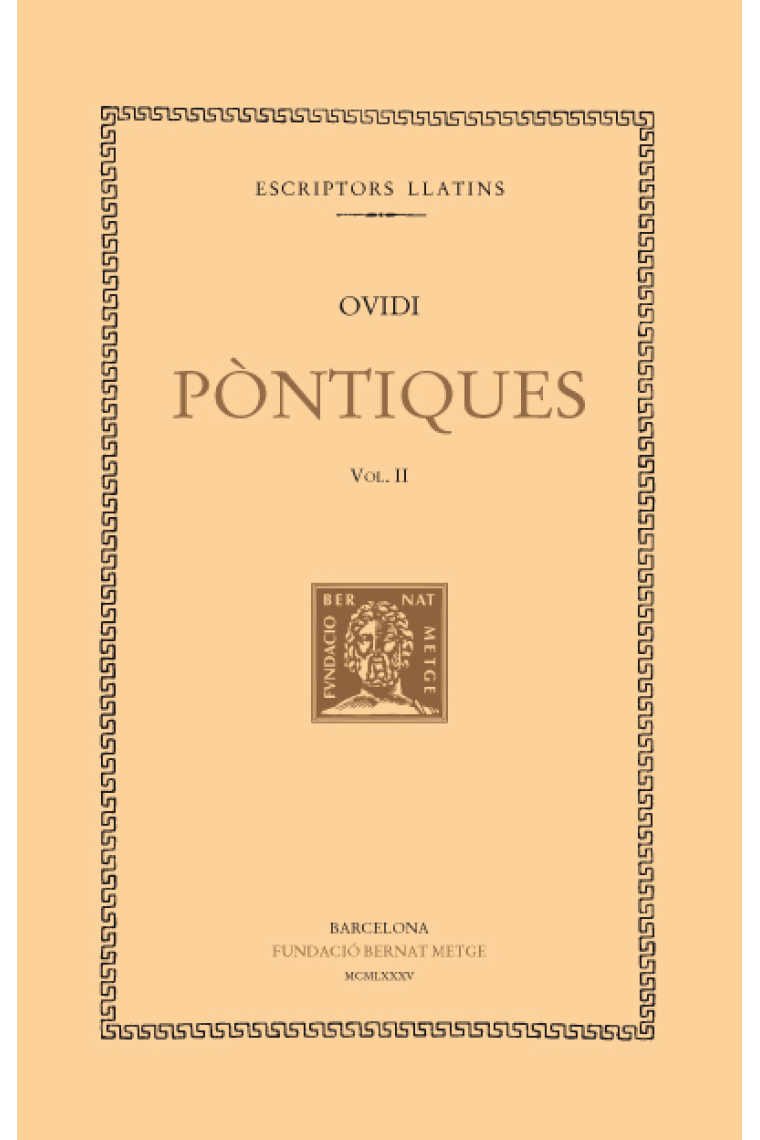 Pòntiques, vol. II i últim