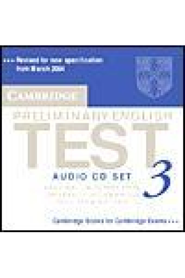 Cambridge Preliminary English Test 3 (Audio CDs)