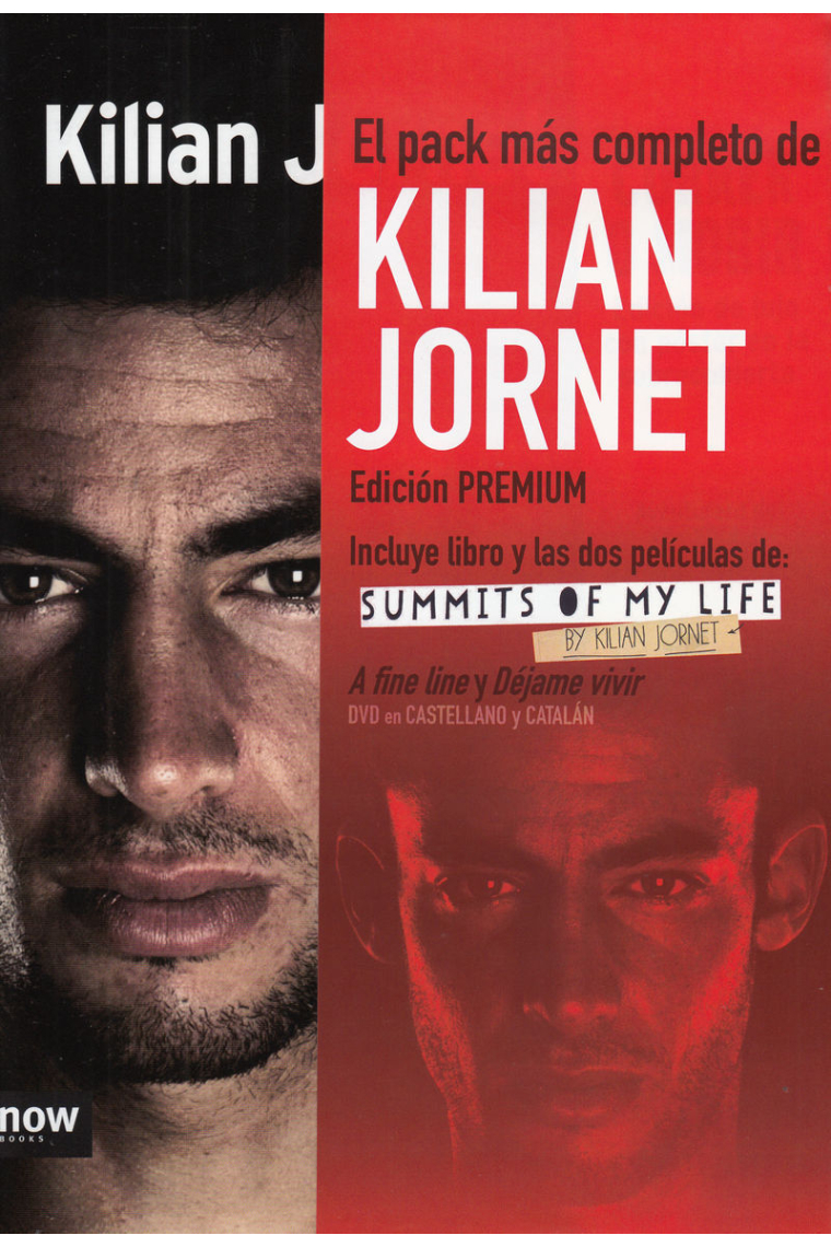 El pack más completa de Kilian Jornet. Incluye libro Correr o morir. Y las dos películas de Summits of my life: A fine line y Déjame vivir.