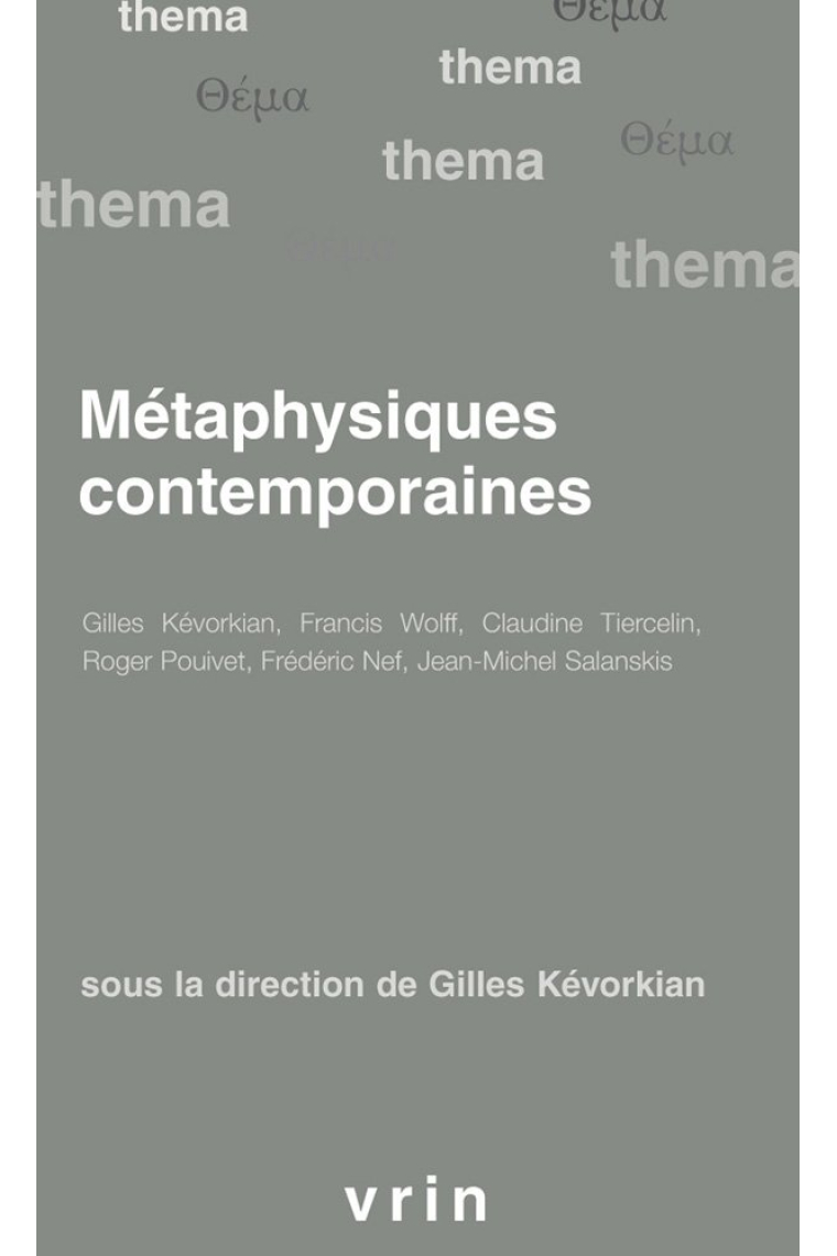 Métaphysiques contemporaines