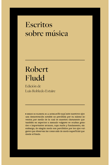 Escritos sobre música (Edición de Luis Robledo Estaire)