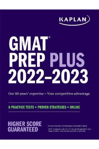 GMAT Prep Plus 2022-2023 : 6 Practice Tests   Proven Strategies   Online