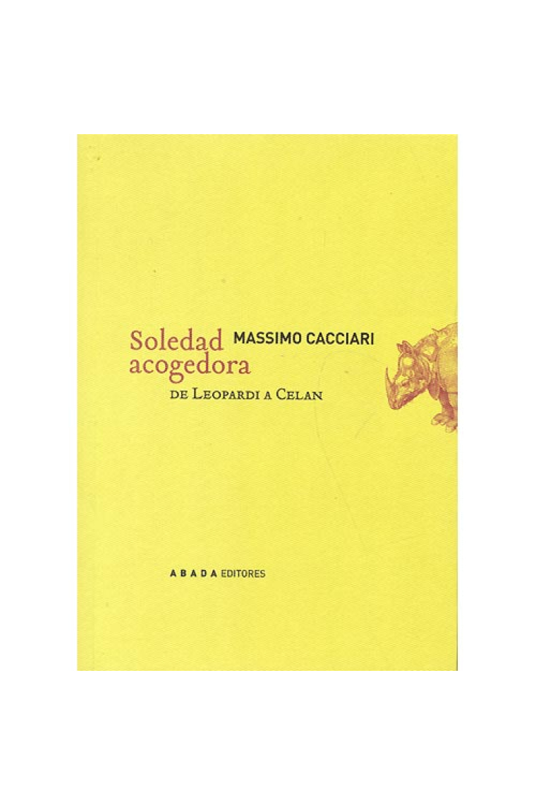 Soledad acogedora (de Leopardi a Celan)