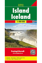 Islandia, mapa de carreteras. Escala 1:400.000. Freytag & Berndt. (Auto karte)