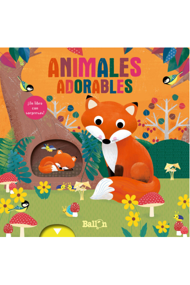 ANIMALES ADORABLES LIBRO CON SORPRESAS