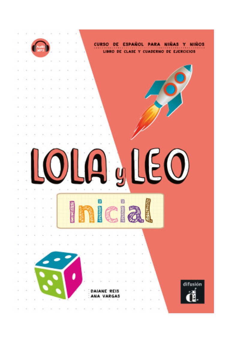 Lola y Leo inicial. Libro y cuaderno