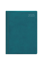 AGENDA 2025 TURQUOISE BOLSILLO CUBIERTA PLASTICO 10,2X14,2