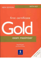 First Certificate Gold. Exam Maximiser with key . New edition with fee CD set )