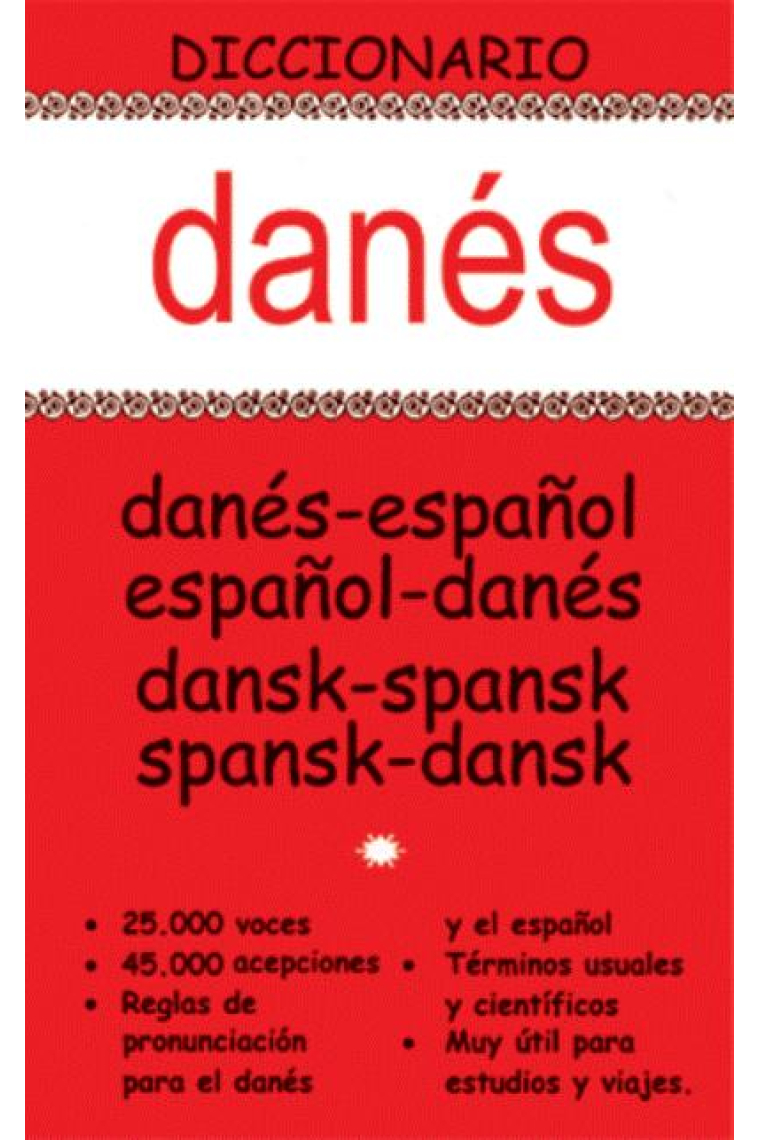 Diccionario Danés. danés-español/español-danés