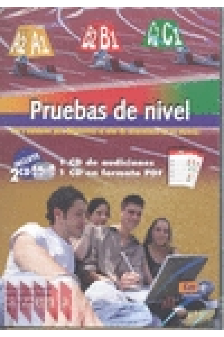 Pruebas de nivel   CD-Rom . Niveles A1-C2 (Test y exámenes para diagnosticar el nivel de conocimiento de los alumnos)