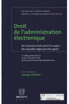 Droit de l'administration electronique