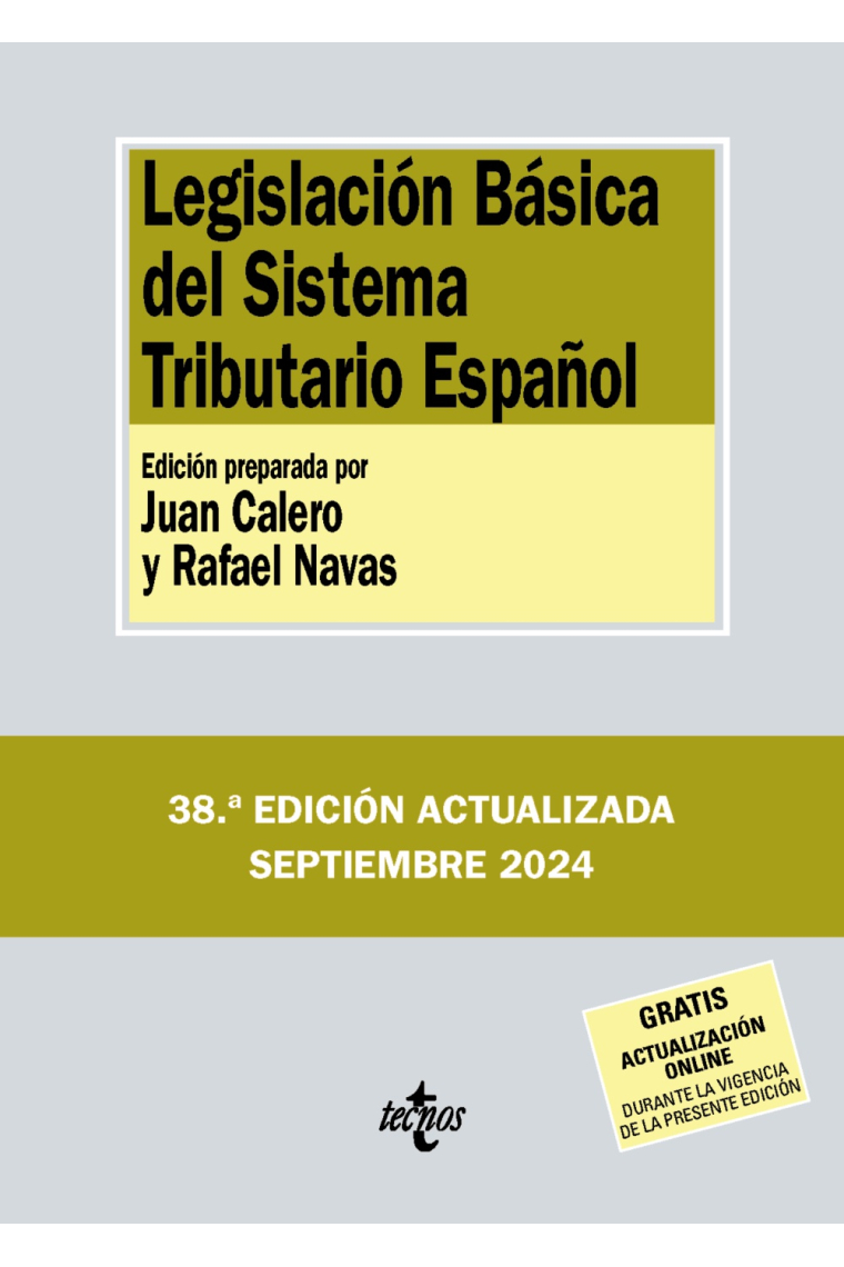 Legislación Básica del Sistema Tributario Español (38ª Edición 2024)