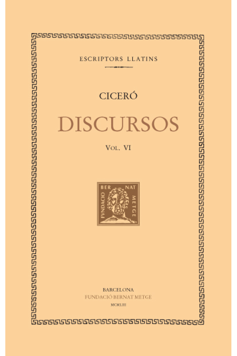 Discursos, vol. VI: Segona acció contra Verres: Els suplicis