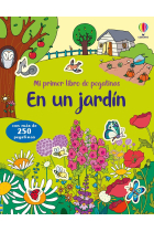 En un jardín. Mi primer libro de pegatinas