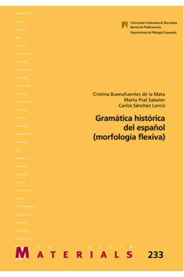 Gramática histórica del español (Morfología flexiva)